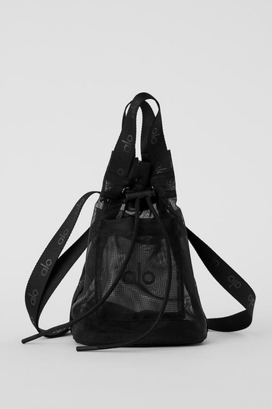SHEER CROSS BODY BUCKET BAG