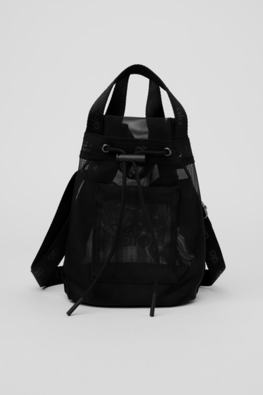 SHEER CROSS BODY BUCKET BAG
