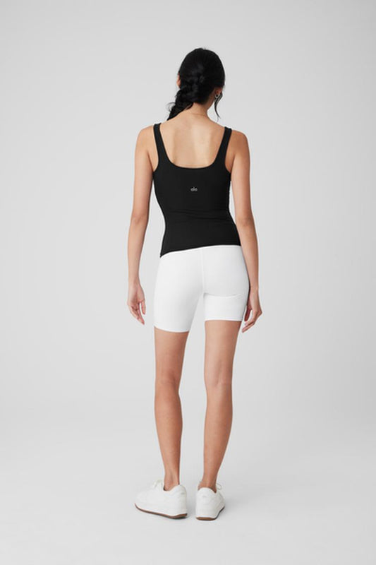 RIBBED SEA COAST SCOOP NECK TANK