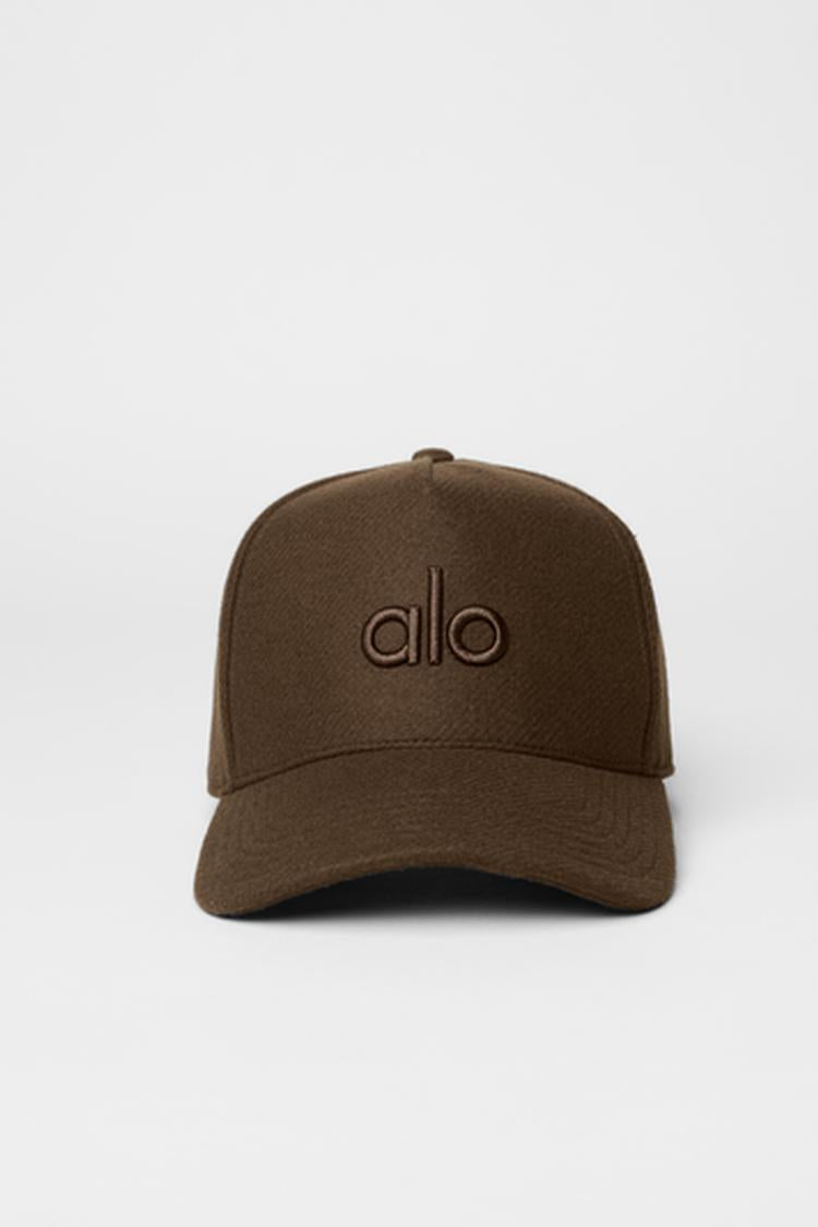 関税込【ALO Yoga 】WOOL DISTRICT TRUCKER HAT*海外セレブ愛用* Wool District Trucker Hat - Black | Alo Yoga