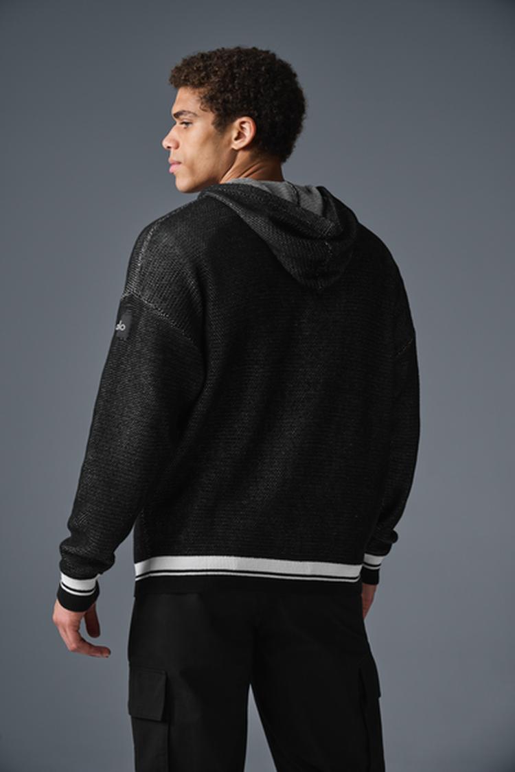 スウェット・トレーナー [Alo Yoga] Sports Club Sweater Knit Hoodie Alo Yoga Sports Club Sweater Knit Hoodie: Product Spotlight