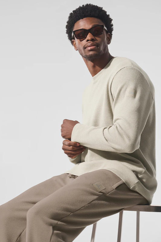 ELEVATE WAFFLE LONG SLEEVE CREW