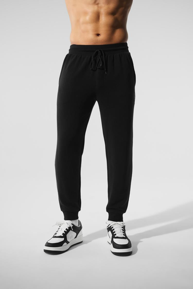 Pantalones Yoga Hombre Pantalu00f3n Sudoroso Alo Yoga Micro Waffle