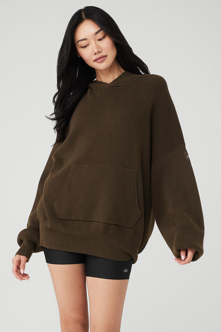 *Alo Yoga*Scholar Hooded Sweater ロゴ パーカー SCHOLAR HOODED SWEATER – ALO Indonesia