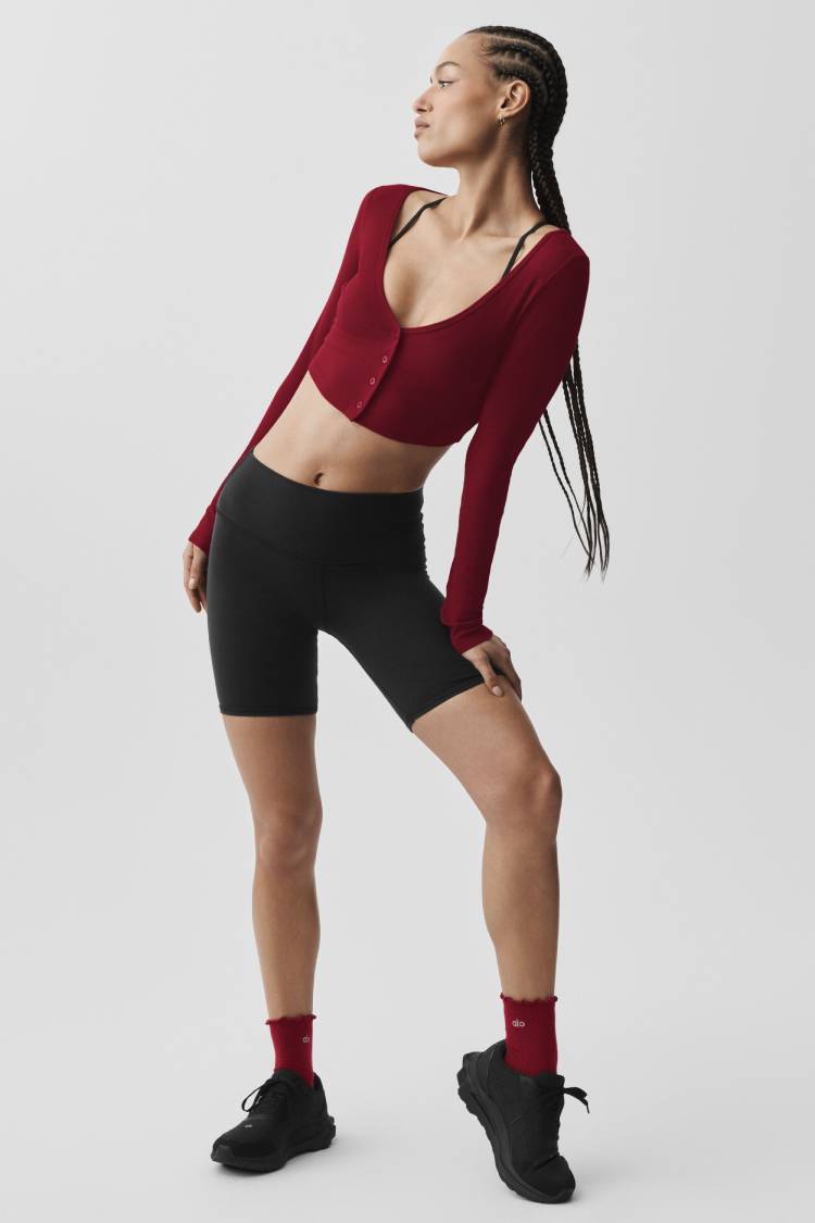 High-Waist Biker Short | Women's Yoga Shorts – ALO Indonesia