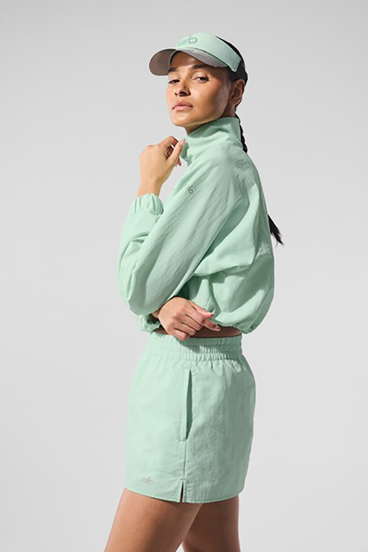 CROPPED 1/4 ZIP ALUMNI PULLOVER – ALO Indonesia