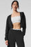 CROPPED BREEZY FULL-ZIP HOODIE