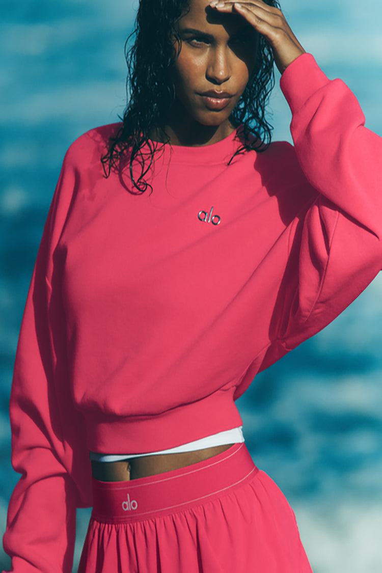 CROPPED ACCOLADE CREWNECK – ALO Indonesia
