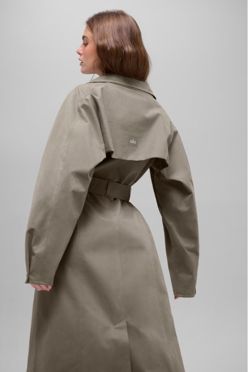 ジャケット・アウター argue ESSENTIAL WIDE OVER TRENCH COAT 新品☆argue☆ESSENTIAL WIDE OVER TRENCH COAT