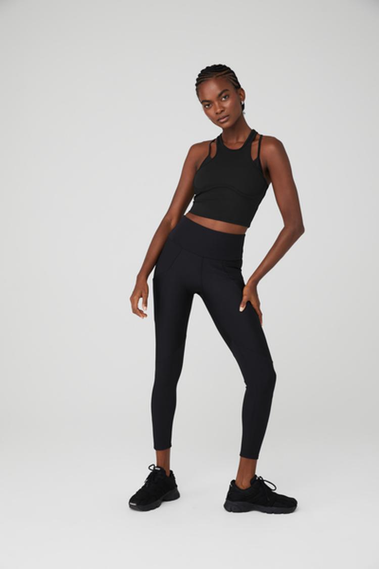 RIBBED AIRLIFT HIGH-WAIST 7/8 ENCHANTED LEGGING