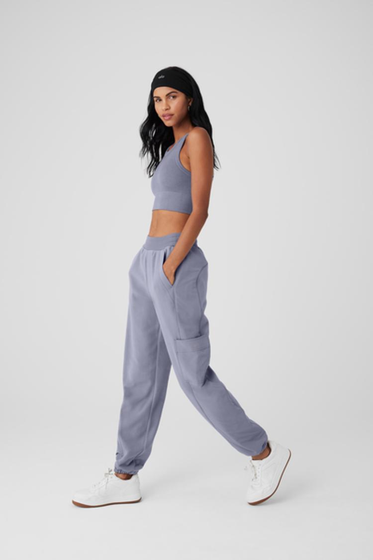 パンツ [Alo Yoga] Polar Fleece Wintry Mix Pant Polar Fleece Wintry Mix Pant - Charcoal Green | ALO