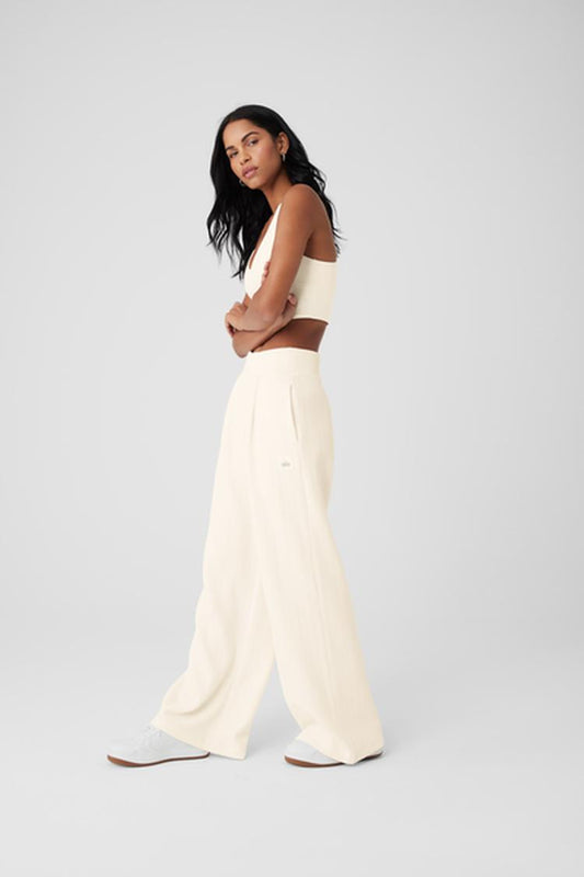 HIGH-WAIST COZY DAY WIDE LEGGING PANT
