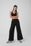 POLAR FLEECE HIGH-WAIST SNOWDRIFT WIDE LEG PANT