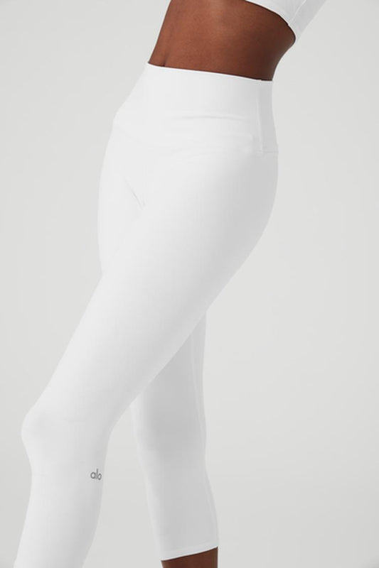 HIGH-WAIST AIRBRUSH CAPRI