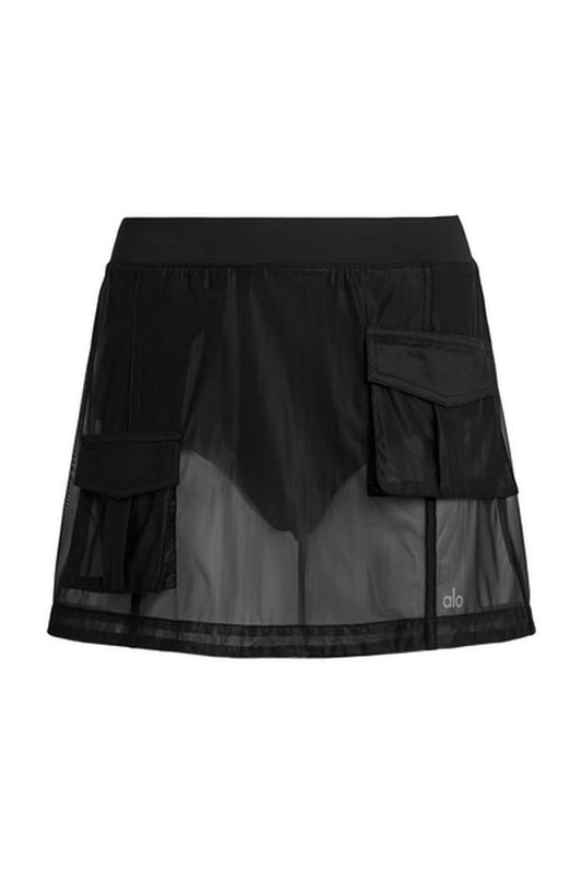 SHEER EFFUSION CARGO SKIRT