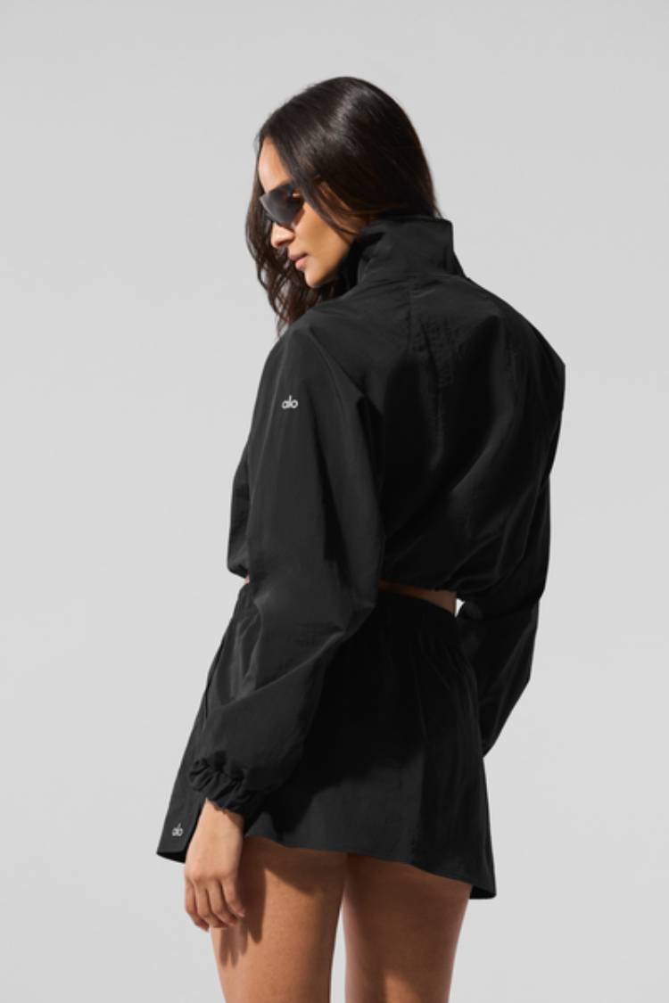 ALO Yoga テニス風 パフプリーツ ショートスカートブラック サイズS Workout and Street Skirts | Alo Yoga Indonesia