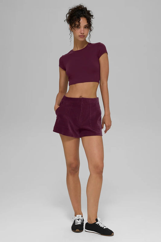 MICRO CORDUROY ON DUTY SHORT