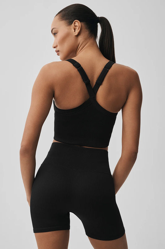SEAMLESS RIBBED FAVORITE BRA TANK
