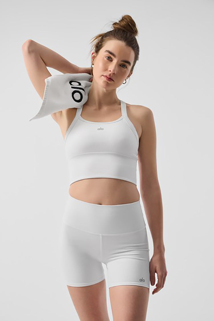 ヨガ・ピラティス alo Seamless Ribbed Favorite Bra Tank Seamless Ribbed Favorite Bra Tank - Spearmint | ALO