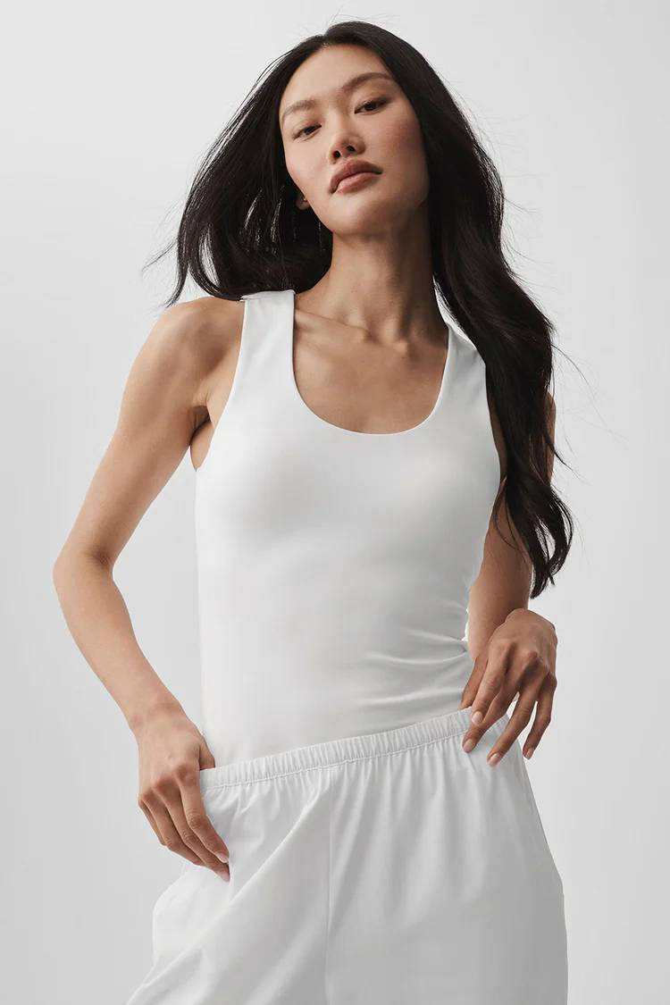 SEAMLESS RIBBED FAVORITE BRA TANK – ALO Indonesia